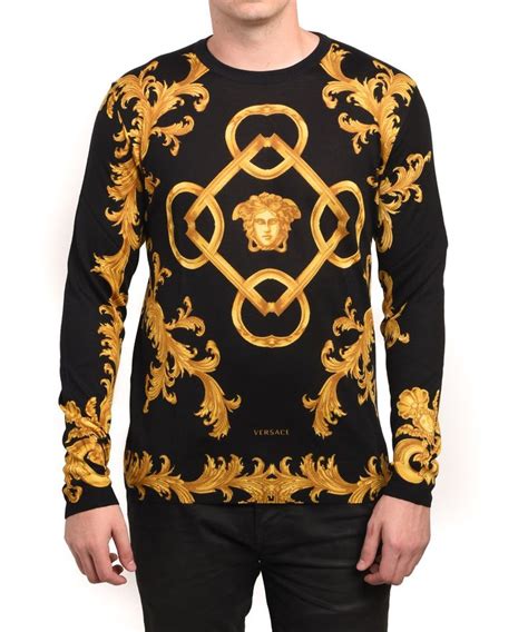 black versace sweatsuit|versace sweaters for men.